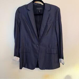 Rag & bone silk polka dot blazer